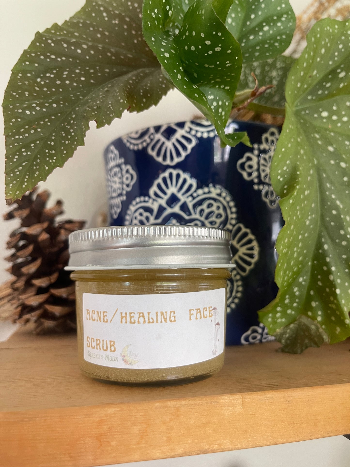 Herbal Acne healing face scrub