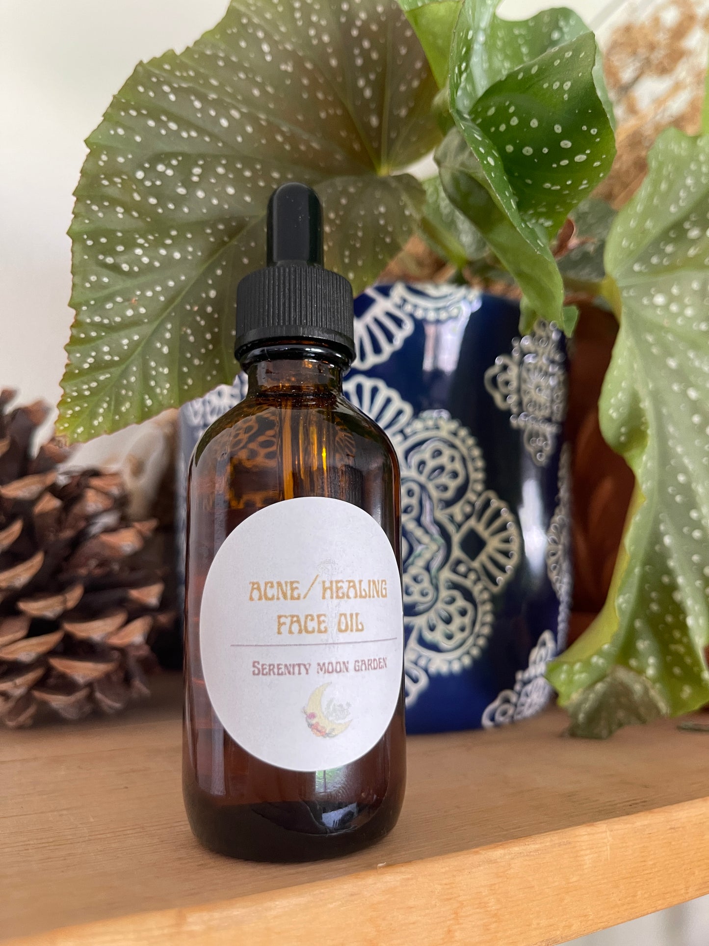 Acne & healing herbal face oil
